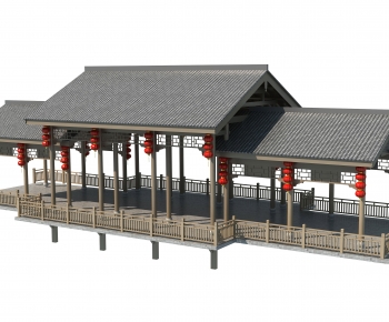 New Chinese Style Building Component-ID:225209957