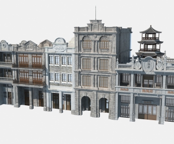 Chinese Style Building Appearance-ID:781040295
