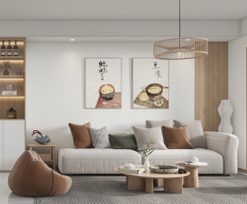 Japanese Style A Living Room-ID:725560299