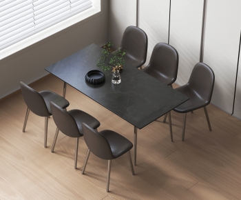 Modern Dining Table And Chairs-ID:796049121