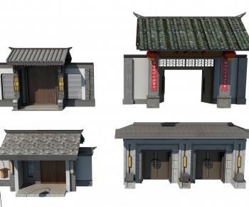 Chinese Style Facade Element-ID:364213942