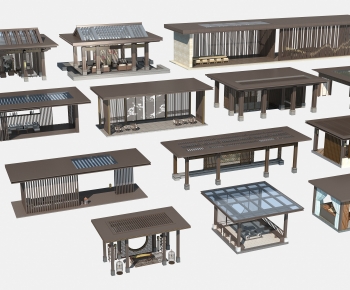 New Chinese Style Building Component-ID:592545995