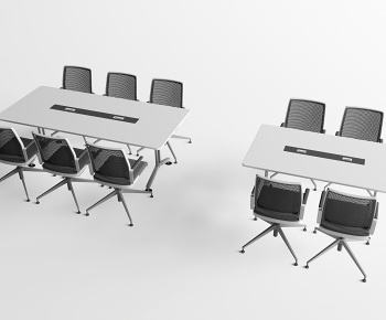 现代小会议桌椅组合-ID:661499582