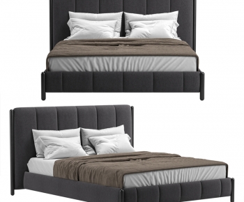Modern Double Bed-ID:902760036