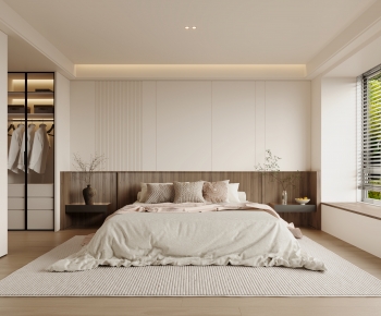 Wabi-sabi Style Bedroom-ID:524522079