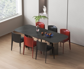 Modern Dining Table And Chairs-ID:367331037