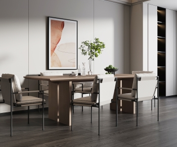 Modern Dining Table And Chairs-ID:766100963