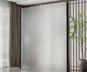 Modern Glass Screen Partition-ID:548579936