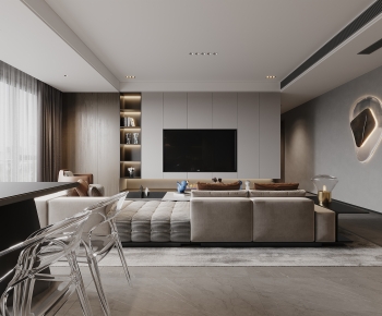 Modern A Living Room-ID:973952056