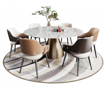 Modern Dining Table And Chairs-ID:298550121