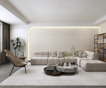 Wabi-sabi Style A Living Room-ID:911001929