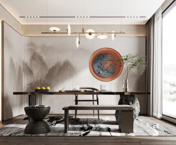 New Chinese Style Tea House-ID:144048939