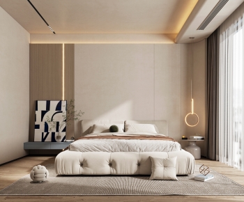 Modern Wabi-sabi Style Bedroom-ID:561341057