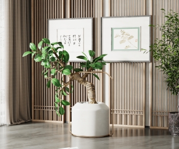 New Chinese Style Potted Green Plant-ID:515518903