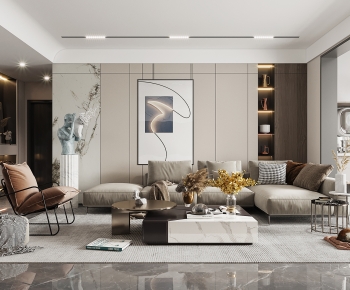 Modern A Living Room-ID:540772919