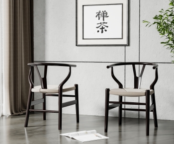 New Chinese Style Single Chair-ID:545852906
