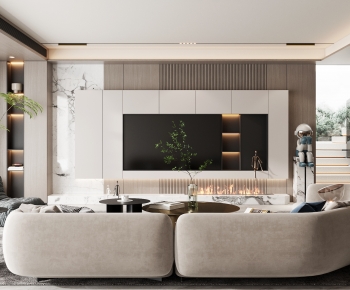 Modern A Living Room-ID:439498906