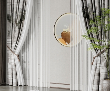 New Chinese Style The Curtain-ID:200102099