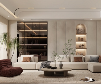Wabi-sabi Style A Living Room-ID:672542104
