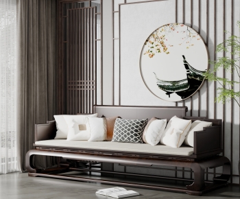 New Chinese Style Multi Person Sofa-ID:982949733