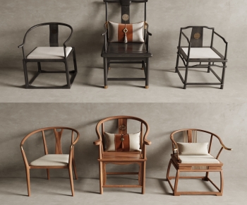 New Chinese Style Single Chair-ID:262200121