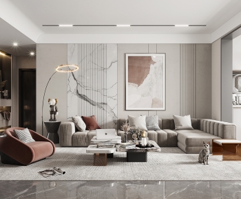 Modern A Living Room-ID:796170264