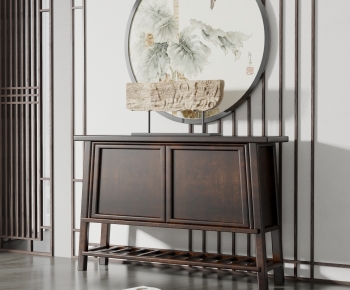 New Chinese Style Entrance Cabinet-ID:198685888