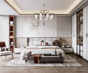 New Chinese Style Bedroom-ID:800317051