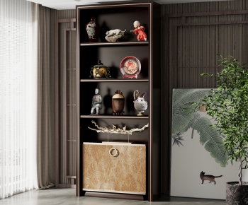 New Chinese Style Decorative Cabinet-ID:948999887