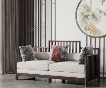 New Chinese Style A Sofa For Two-ID:554117924