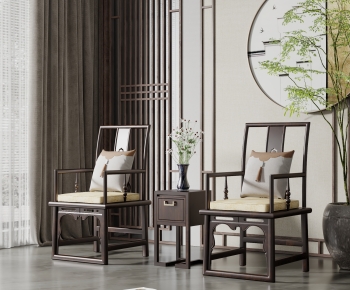 New Chinese Style Lounge Chair-ID:239474068