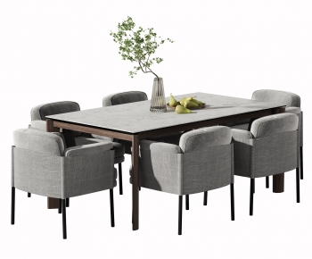 Modern Dining Table And Chairs-ID:536019098