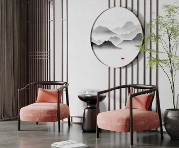 New Chinese Style Lounge Chair-ID:708700905