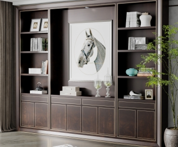 New Chinese Style Bookcase-ID:484888081