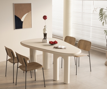 Modern Dining Table And Chairs-ID:579143057