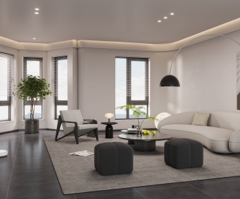 Modern A Living Room-ID:207954886