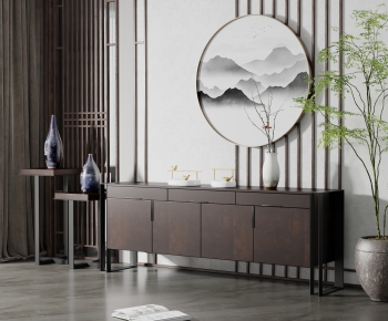New Chinese Style TV Cabinet-ID:836502086