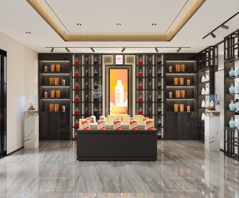 New Chinese Style Wine Cellar/Wine Tasting Room-ID:855207924