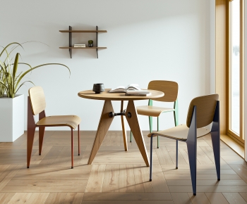 Modern Dining Table And Chairs-ID:614320048