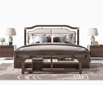 Chinese Style Double Bed-ID:322139381