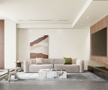 Modern A Living Room-ID:597420934