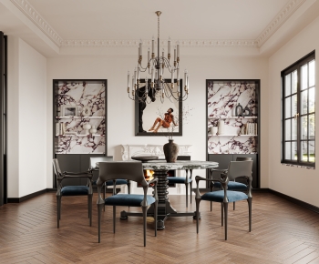 American Style Dining Room-ID:827239046
