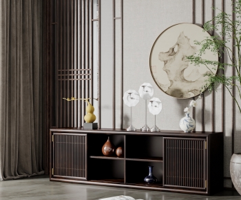 New Chinese Style TV Cabinet-ID:165559052