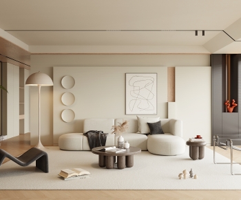 Wabi-sabi Style A Living Room-ID:979563954