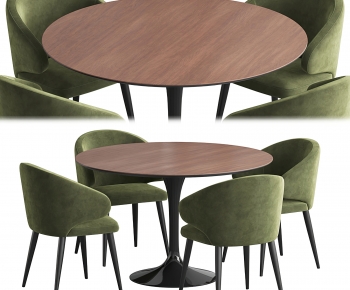 Modern Dining Table And Chairs-ID:741599085