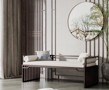 New Chinese Style Bench-ID:983860976