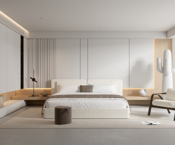 Modern Wabi-sabi Style Bedroom-ID:341083056