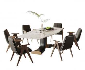 Modern Dining Table And Chairs-ID:855391047