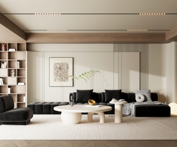 Wabi-sabi Style A Living Room-ID:209180121