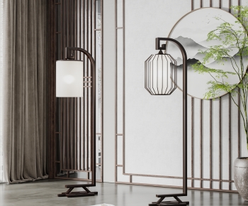 New Chinese Style Floor Lamp-ID:623745923